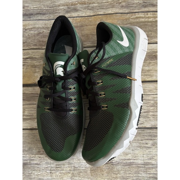NIKE FREE TRAINER 5.0 V6 AMP MICHIGAN STATE SPARTANS Size 12.5 723939-317 - Picture 1 of 7